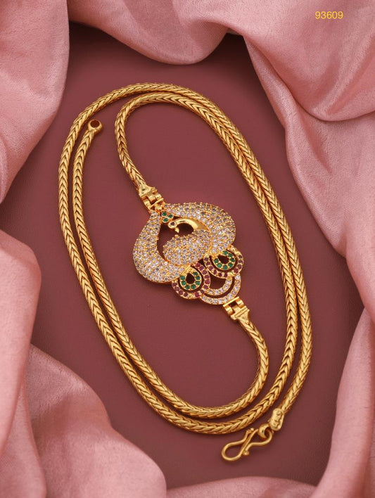 B0169N - 1 Gms Gold Plated Necklace