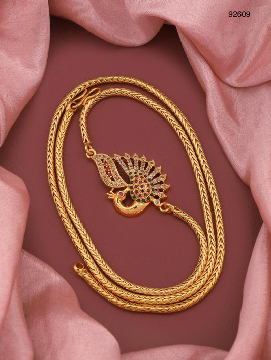 B0171N - 1 Gms Gold Plated Necklace