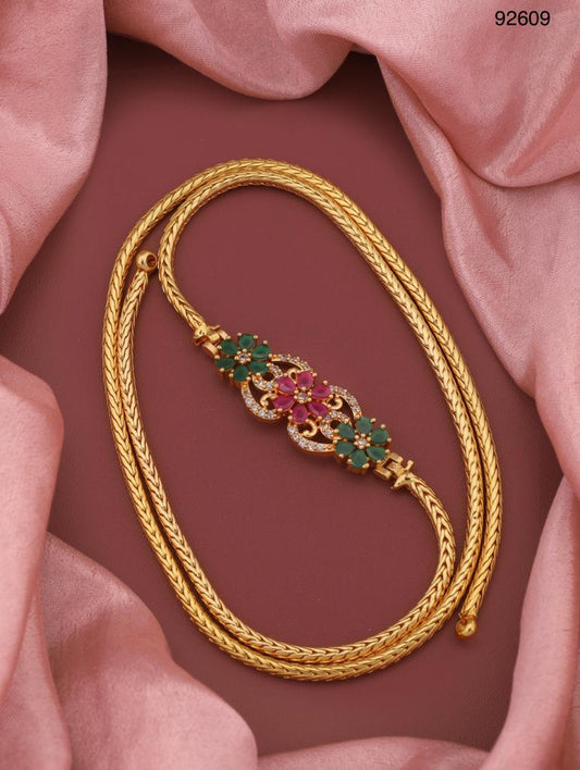 B0185N - 1 Gms Gold Plated Necklace