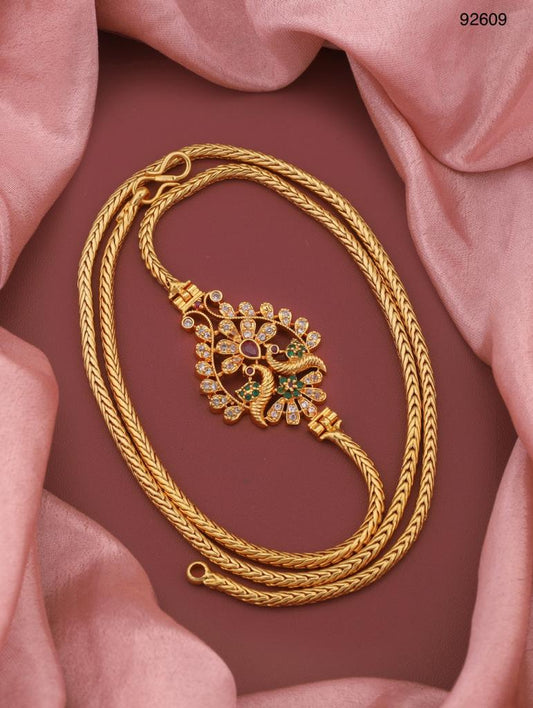 B0175N - 1 Gms Gold Plated Necklace