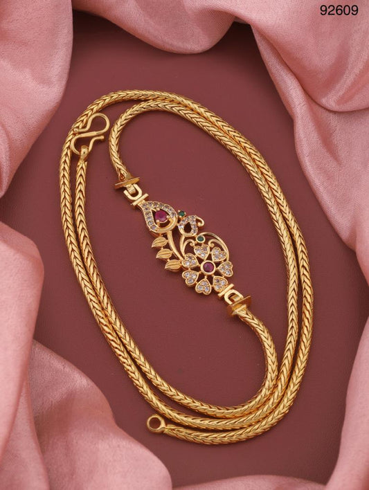 B0165N - 1 Gms Gold Plated Necklace